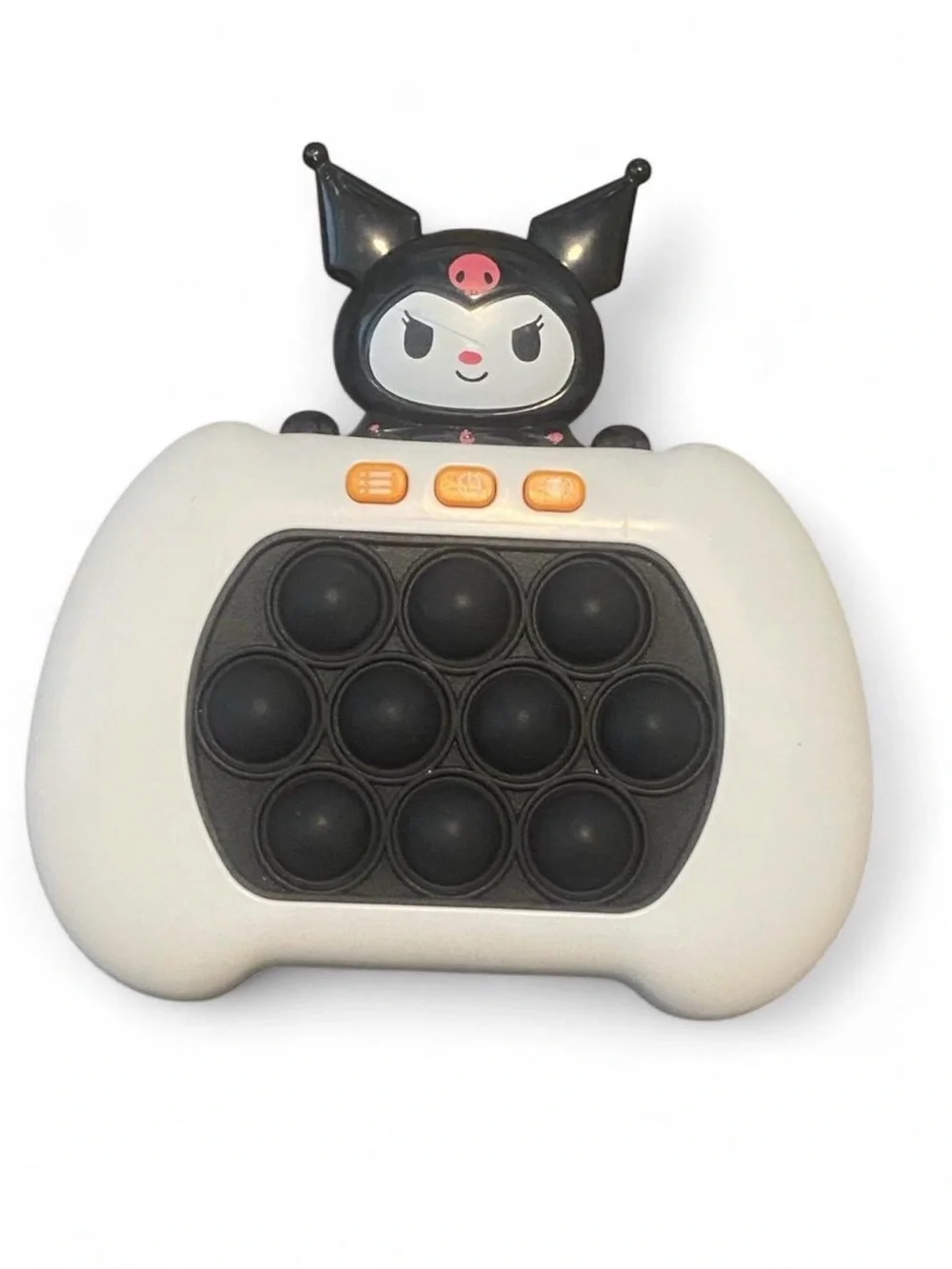 💚$4 BUNDLED-White & Black Novelty Controller Fidget Toy - Cute Kuromi Character